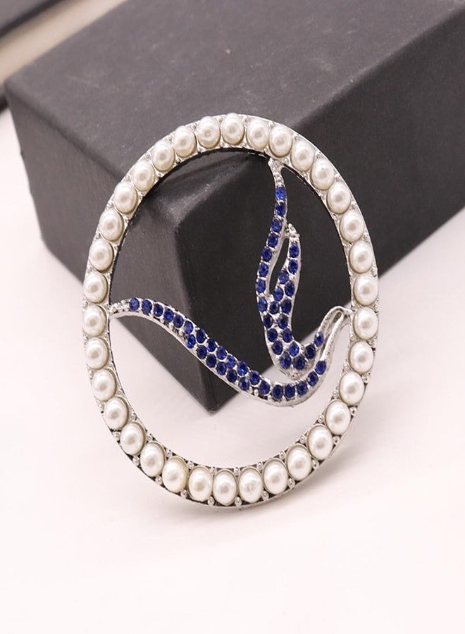 HUSURU Greek Soror Metal Blue Dove Zeta Phi ZPB Sorority Pin Sisterhood Finer Women Brooch Jewelry - Image 4